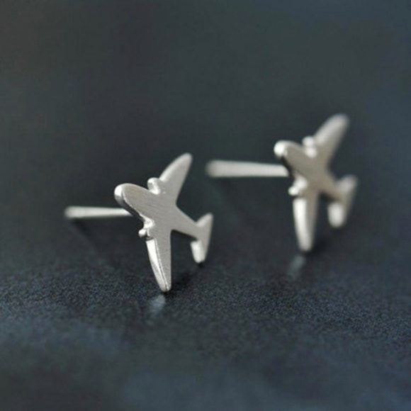 Jewelry - 1 LEFT! Airplane earrings